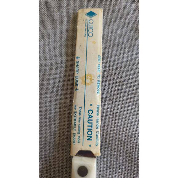 Cutco 1721 KA Serrated Knife Pearl White Handle Made in the USA Trimmer, Slicing - Picture 7 of 7